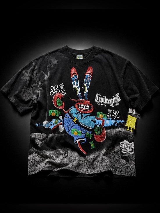 Civil Regime Other - Civil Regime x SpongeBob ‘Mr. Krabs’
199X Oversized Tee - Size Large - NWT